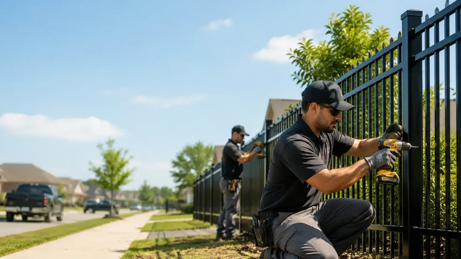 Metal Fence Installation in New Concord, KY